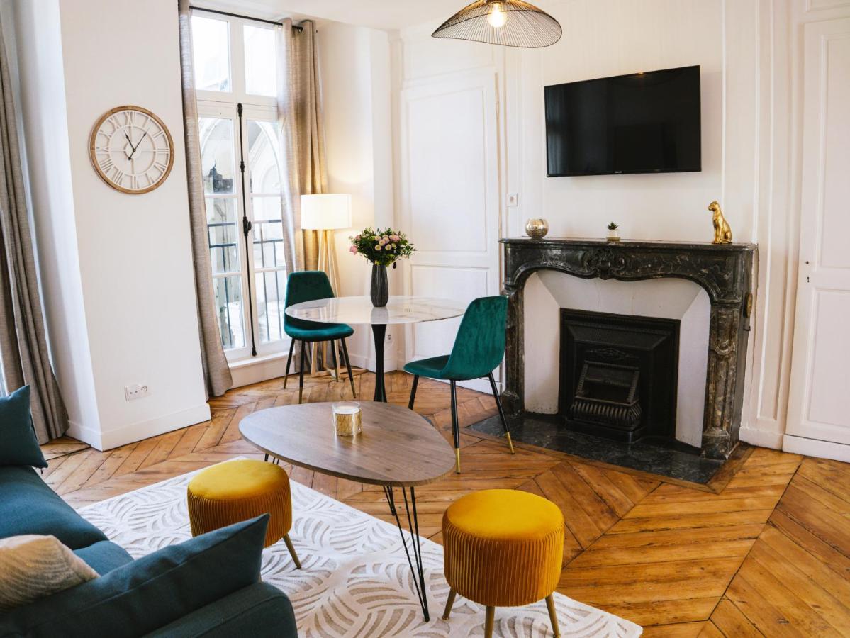 Appartamento Superbe T2 Avec Vue Sur Cour - Rouen Centre Esterno foto